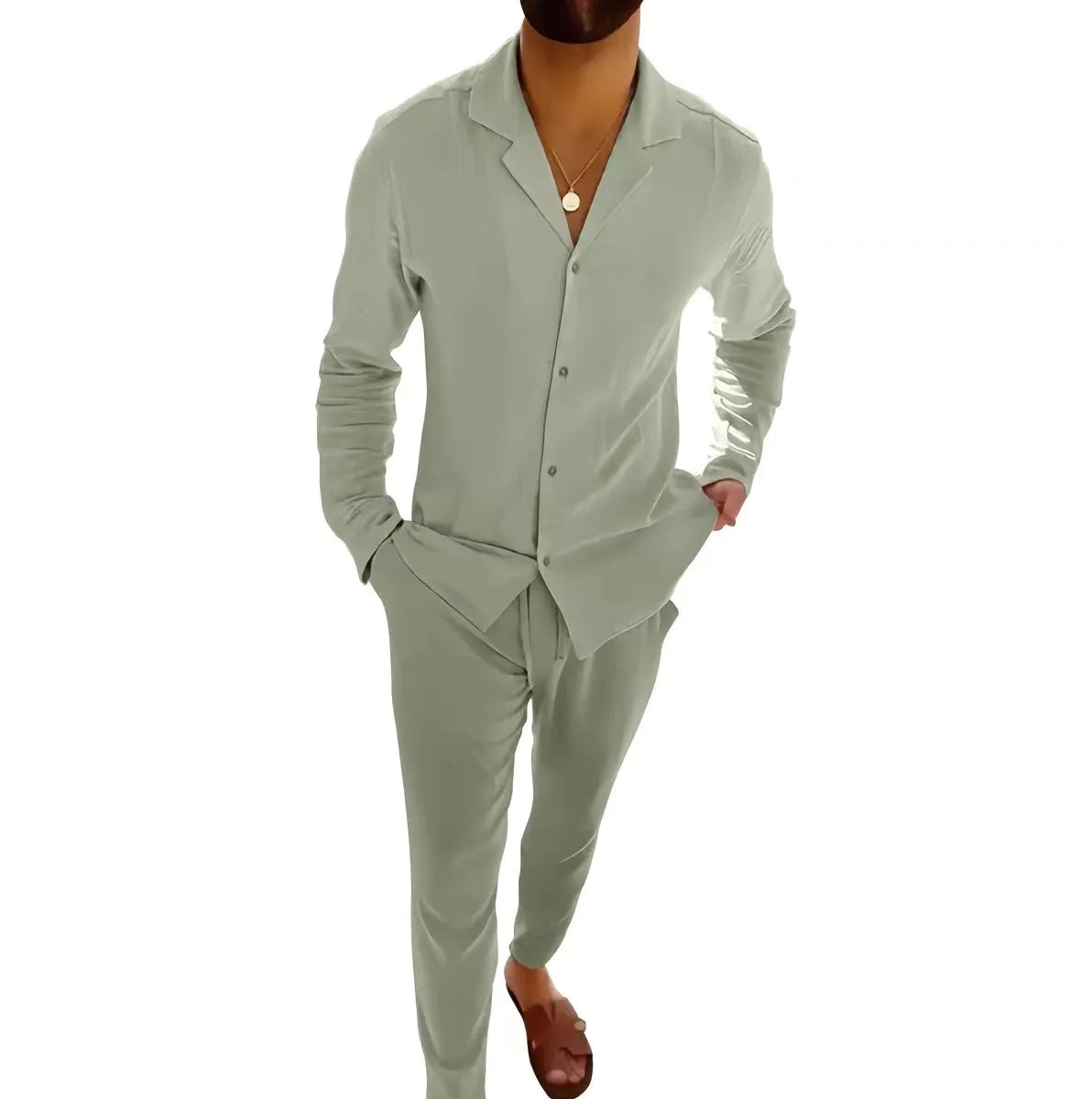 Laluna® | Summery linen men's set