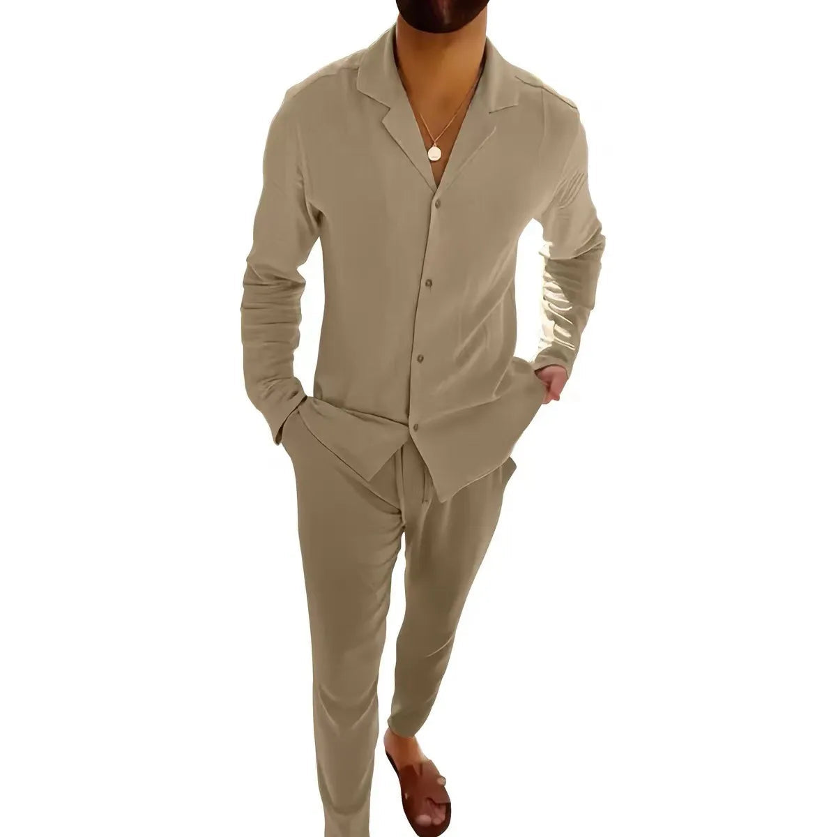 Laluna® | Summery linen men's set