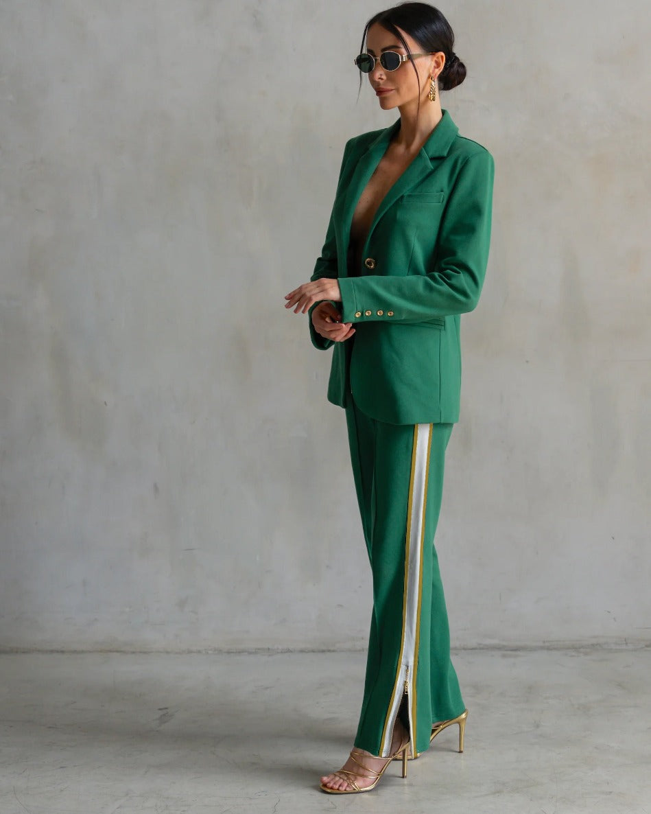 Sage Interlock Trousers