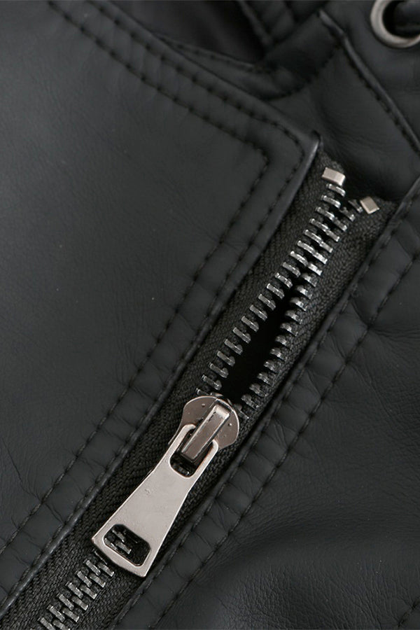 Leather Slim Fit Jacket