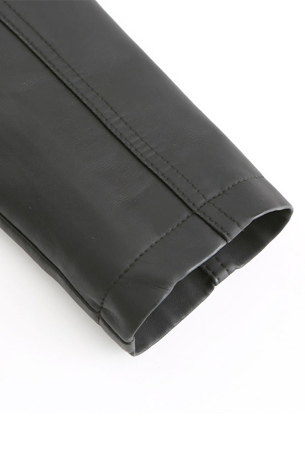 Leather Slim Fit Jacket