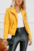 Leather Slim Fit Jacket