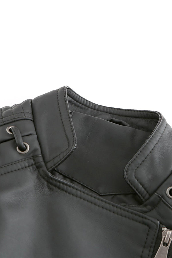 Leather Slim Fit Jacket
