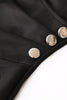Slim-Fit V-Neck Pencil Dress with Buttons