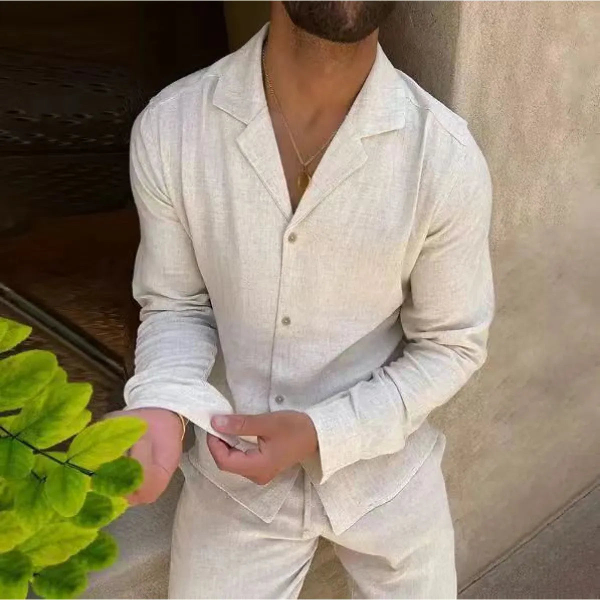 Laluna® | Summery linen men's set