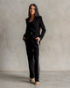 Black Interlock Trousers