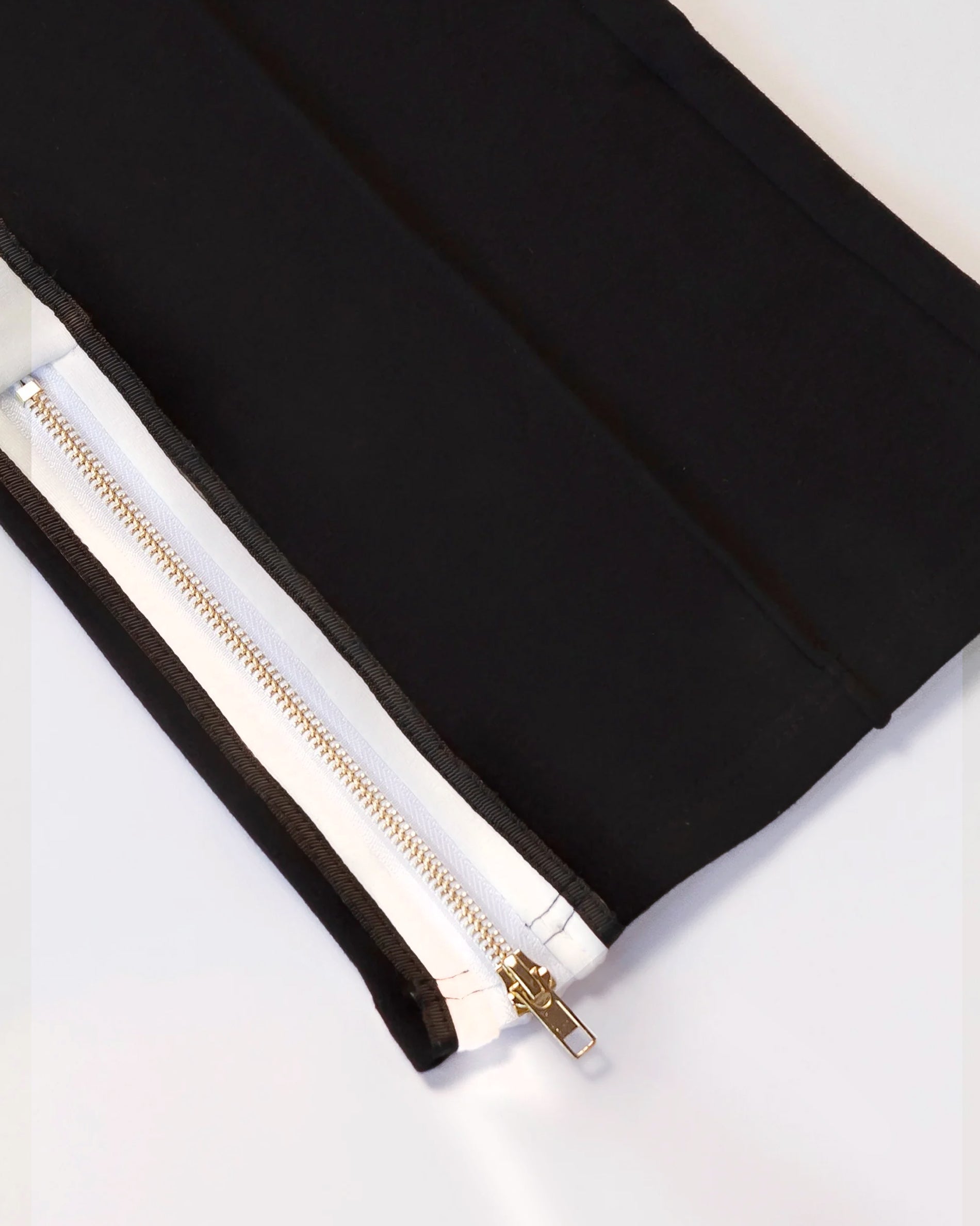 Black Interlock Trousers