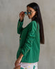 The Morrison Luxe Blazer -Sage