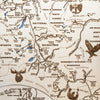 Sawtooth Map Sign | Framed Wall Art