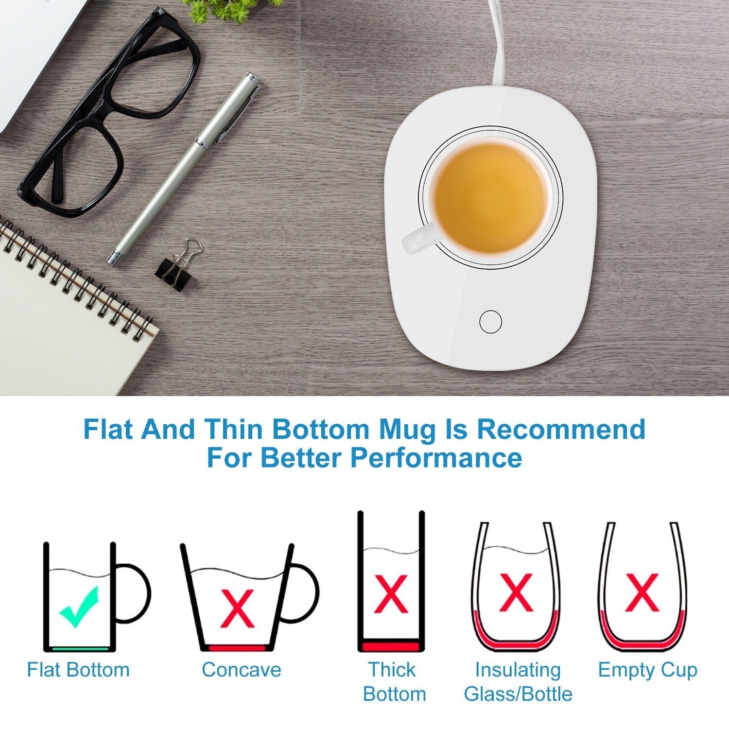 Intelligent Coffee & Tea Cup Warmer