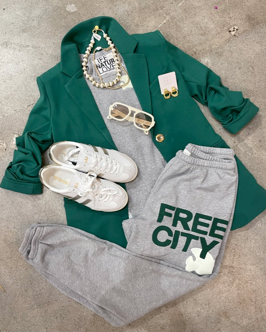 The Morrison Luxe Blazer -Sage
