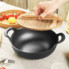 Uncoated Iron Pot